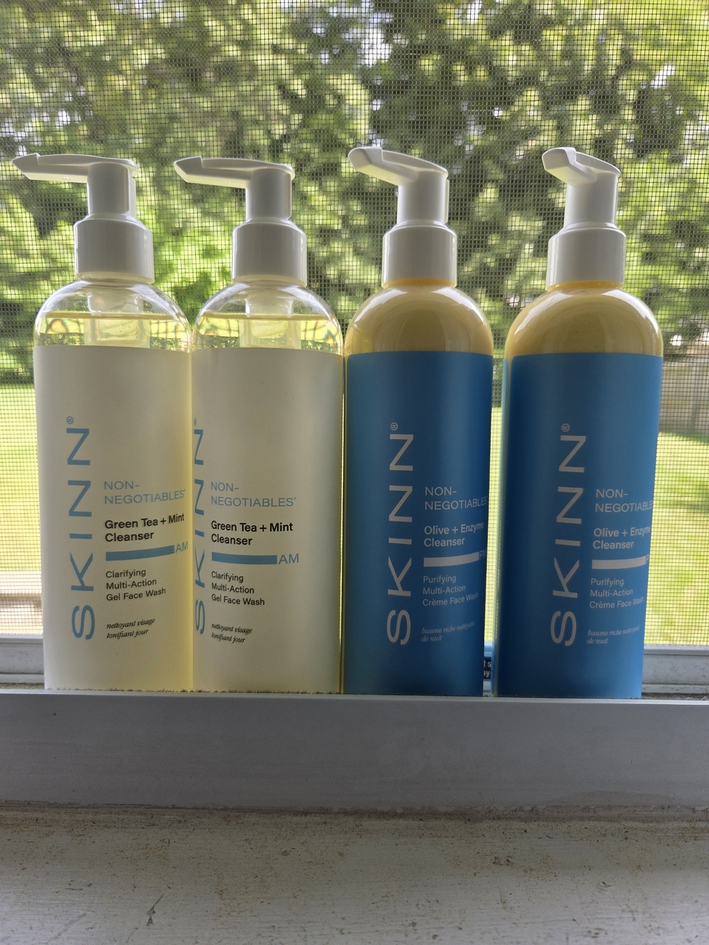 SKINN Cleanser Bundle For AM And PM - All 4 Bottles